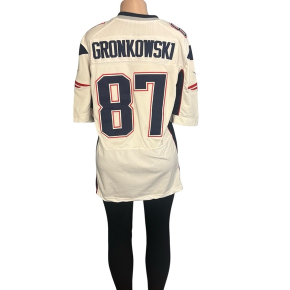 Nike NFL New England Patriots Jersey 87 Rob Gronkowski - Picture 9 of 12